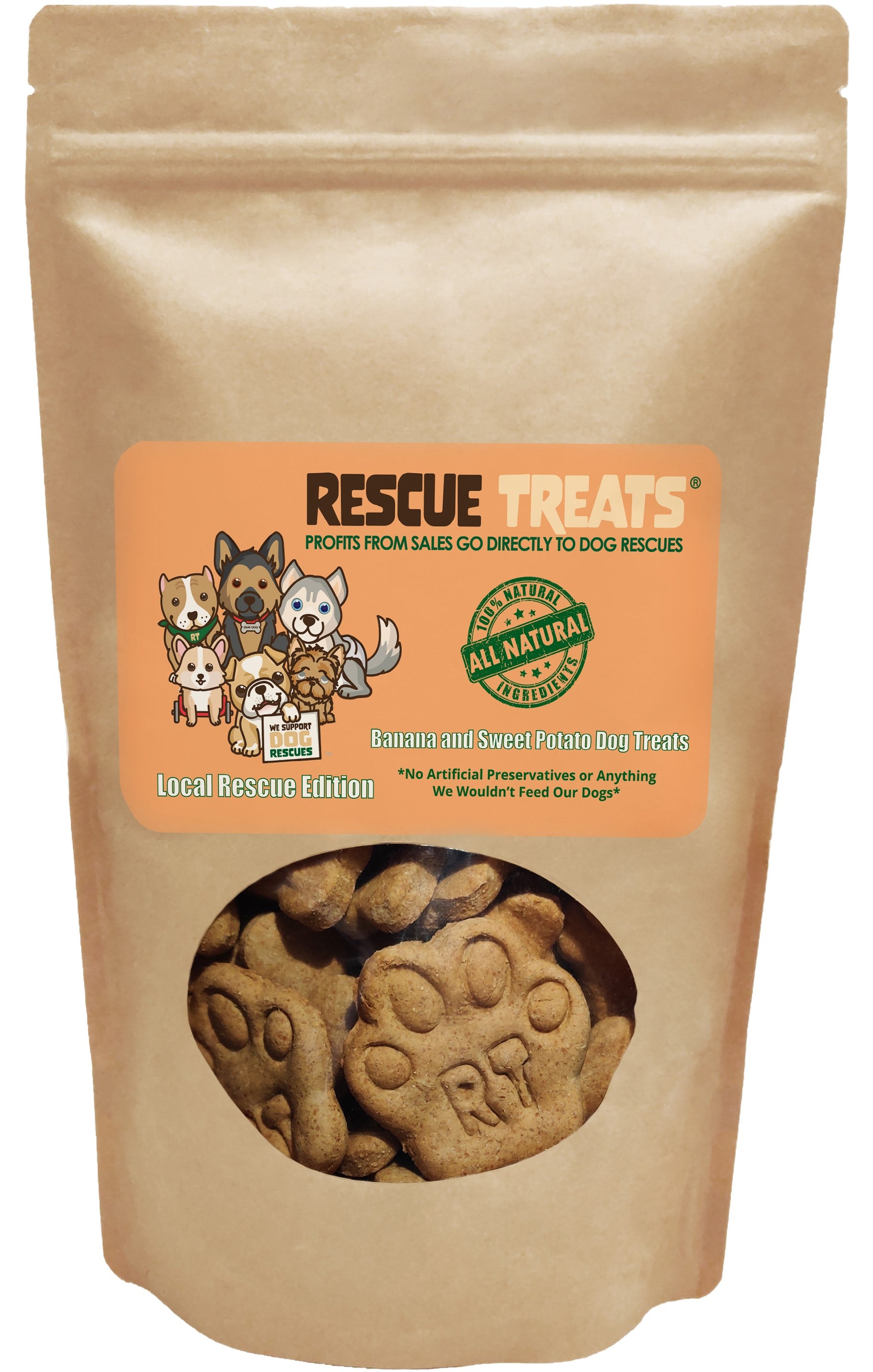 Sweet potato banana dog treats top